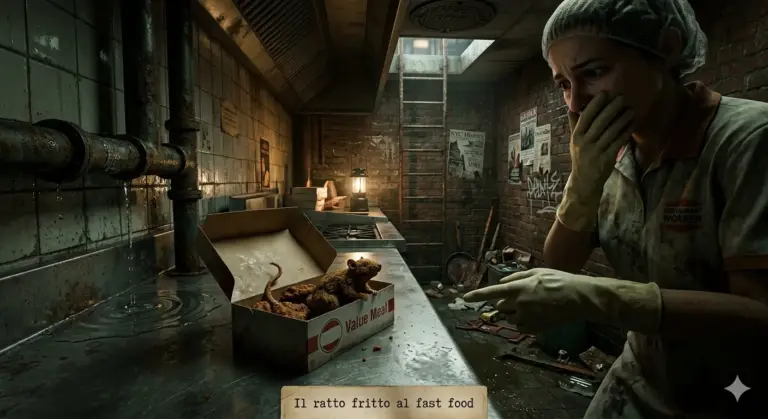 Il ratto fritto al fast food