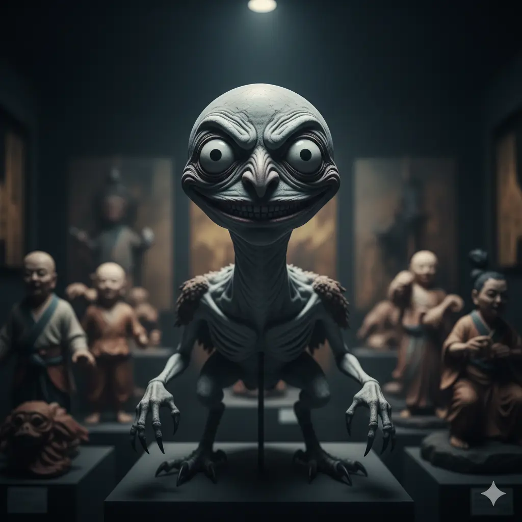 Momo La Scultura Grottesca e il Volto del Terrore Digitale